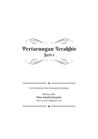 Pertarungan Terakhir Seri 1