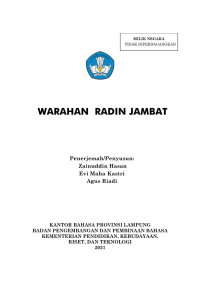 Warahan Radin Jambat