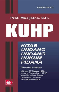 KUHP Kitab Undang-Undang Hukum Pidana