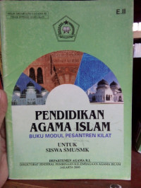 Pendidikan Agama Islam Buku Model Pesantren Kilat