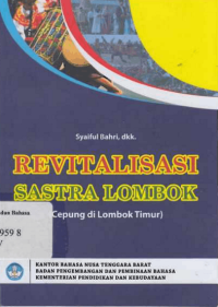 Revitalisasi Sastra Lombok (Cepung di Lombok Timur)