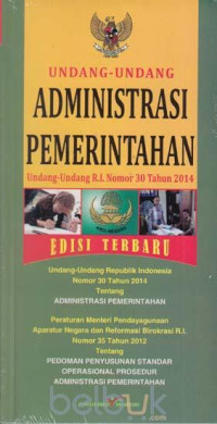 Undang-Undang Administrasi Pemerintahan