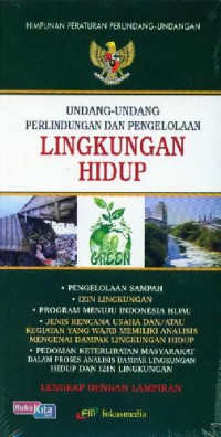 Undang-Undang Perlindungan dan Pengelolaan Lingkungan Hidup