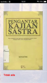 Pengantar kajian Sastra